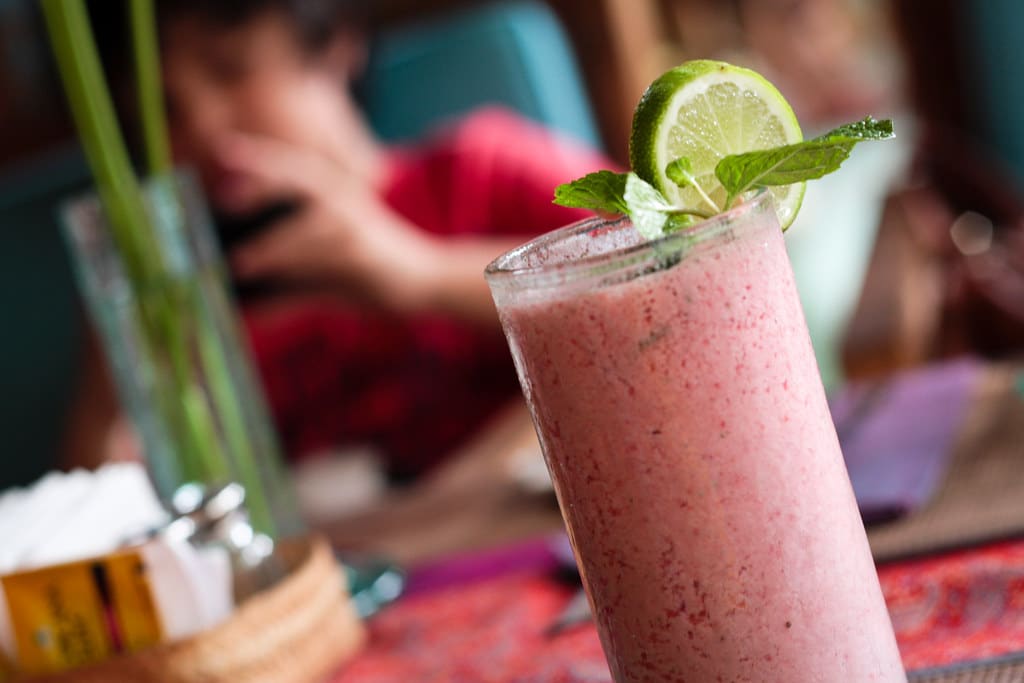 Lassi de fruits rouges