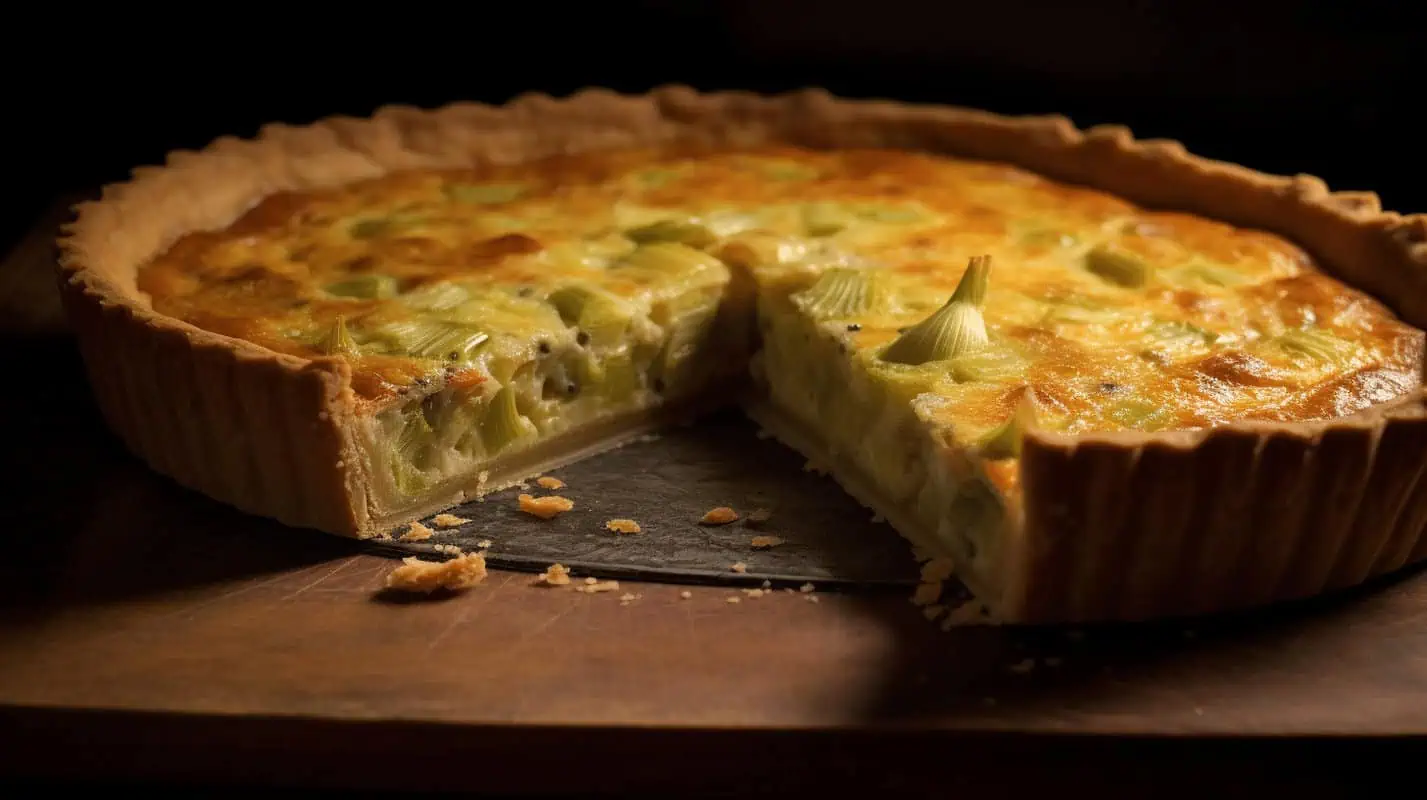 tarte aux poireaux à l'ancienne
