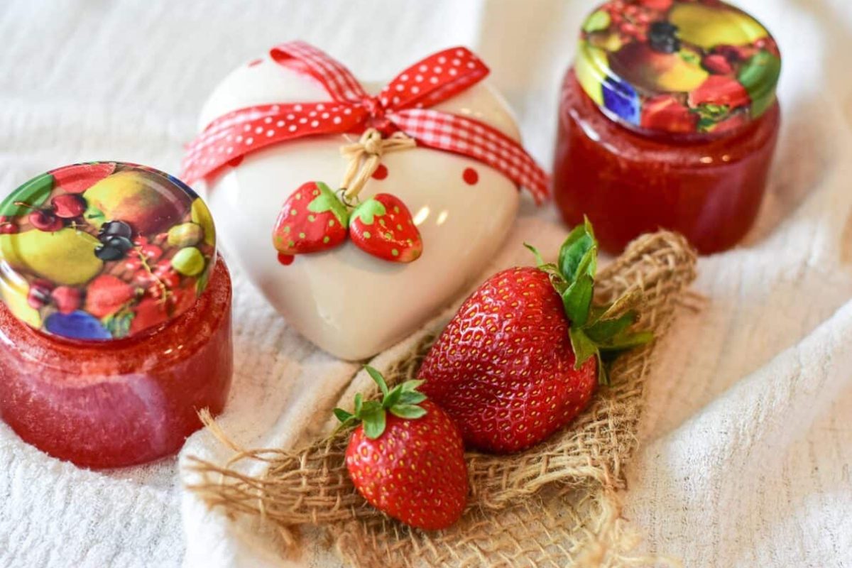 confiture de fraise du pays de Fouesnant