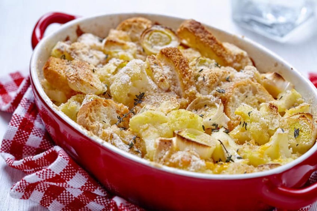 casserole with cauliflower