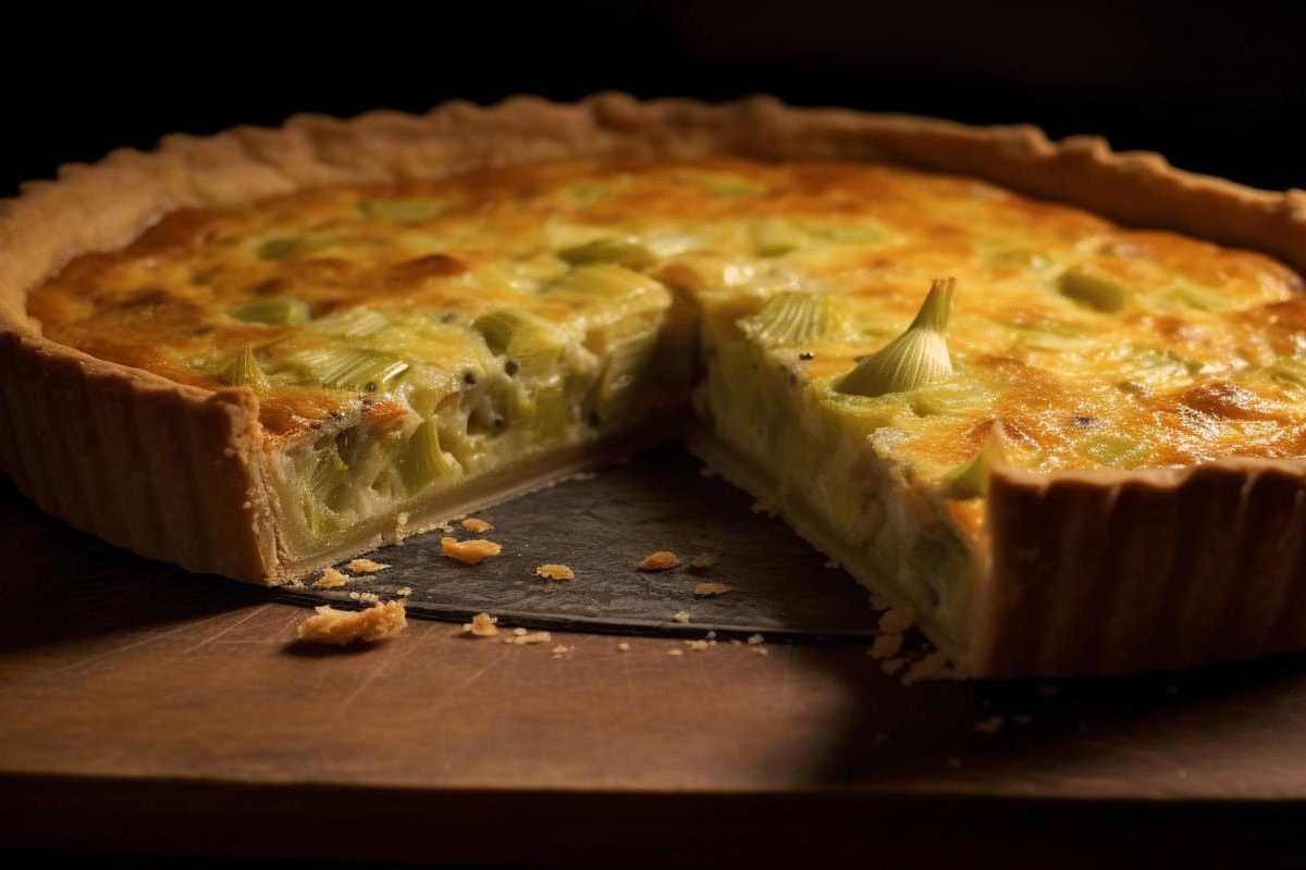 tarte aux poireaux à l'ancienne